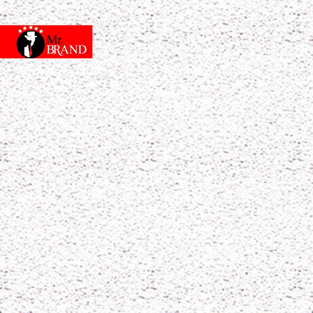 تايل 60*60 گچی سفید برفی روکش PVC پشت آلومینیوم کد ۱۵۴