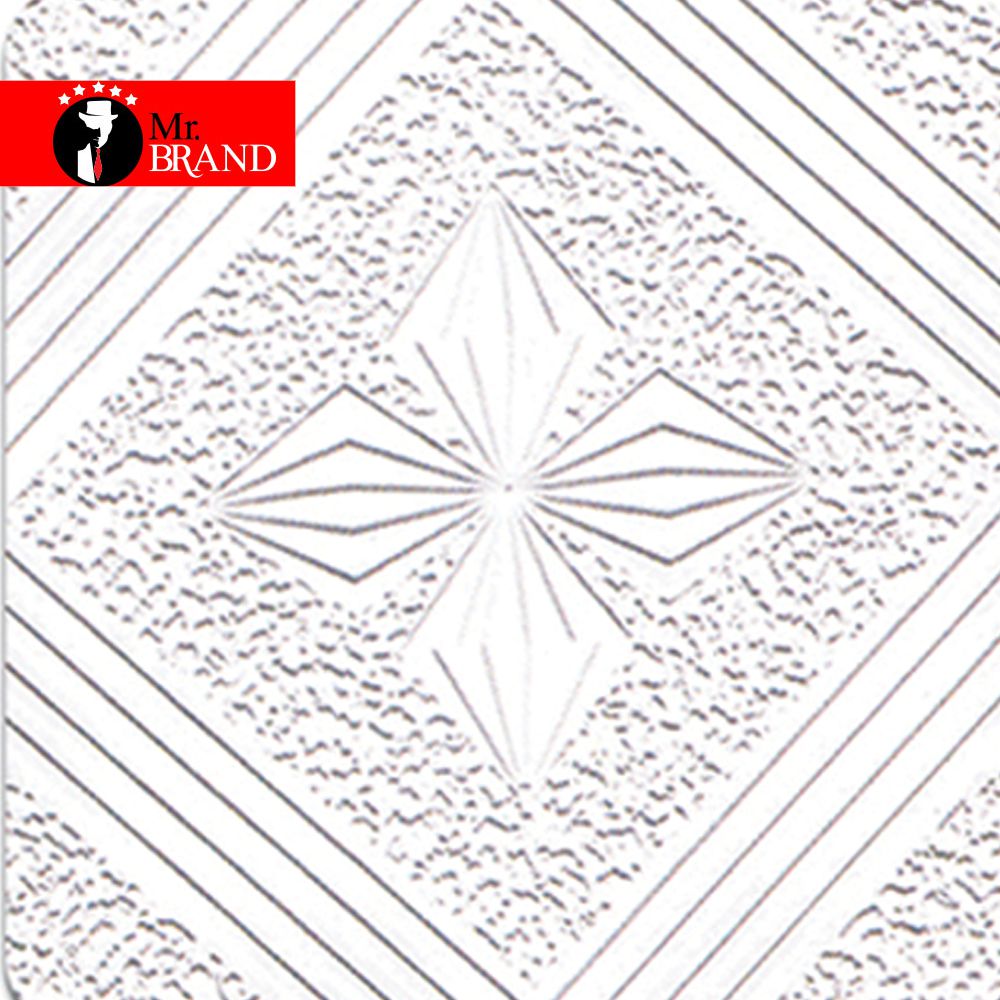 تايل 60*60 گچی گلدار روکش PVC پشت آلومینیوم کد ۲۳۹